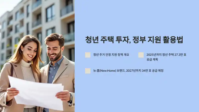 청년 주택 투자, 정부 지원 활용법