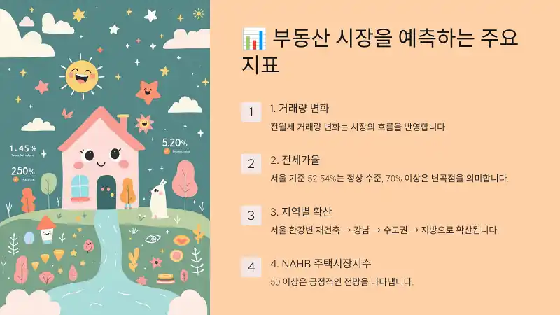 부동산 시장을 예측하는 주요 지표