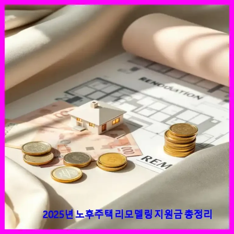 2025년 노후주택 리모델링 지원금 총정리