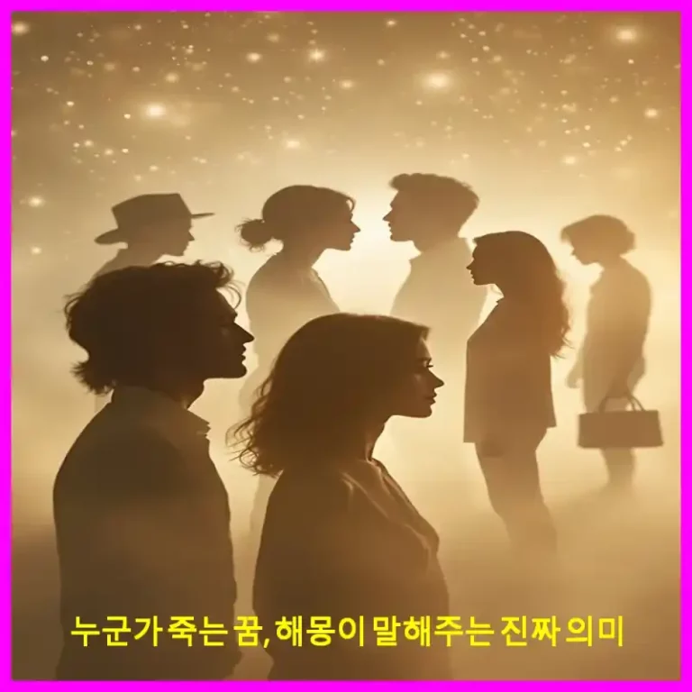 누군가 죽는 꿈, 해몽이 말해주는 진짜 의미