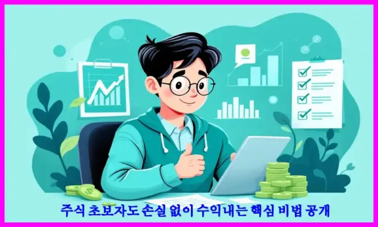 주식 초보자도 손실 없이 수익내는 핵심 비법 공개