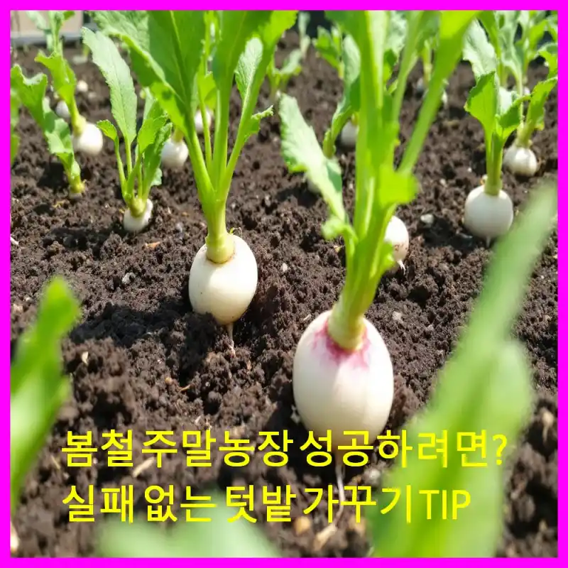 봄철 주말농장