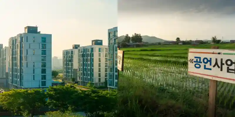 농지 공익수용 시 아파트 대체취득