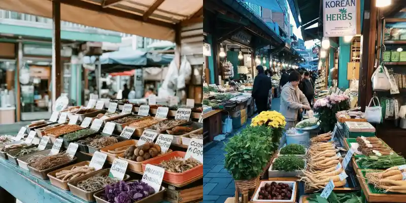 산약초 많이 나오는 전국 전통시장