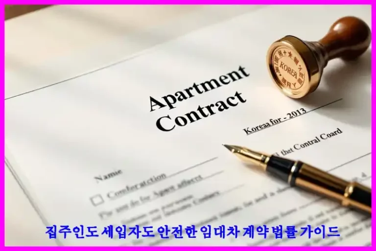 집주인도 세입자도 안전한 임대차 계약 법률 가이드
