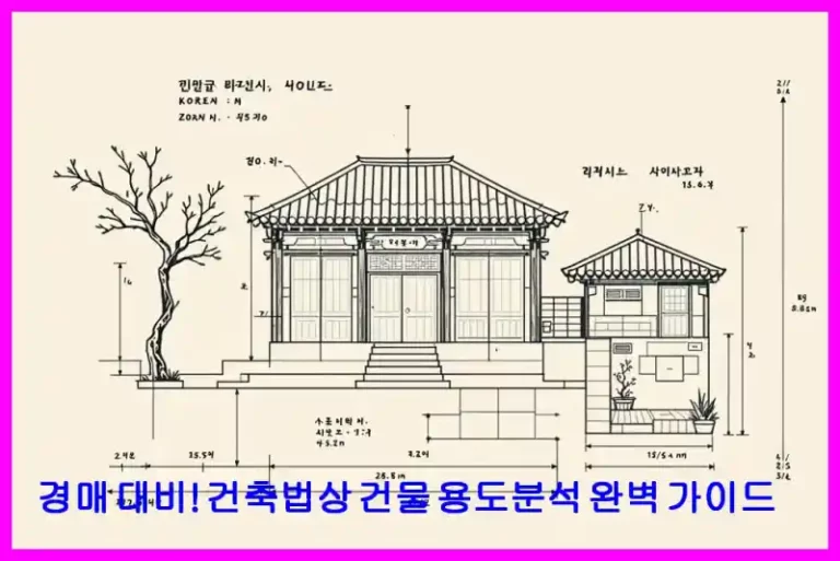 경매 대비! 건축법상 건물 용도분석 완벽 가이드