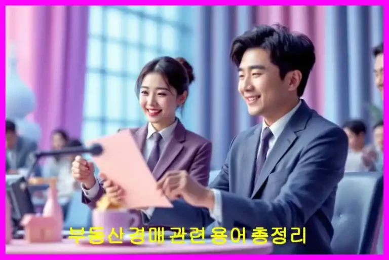 부동산 경매 관련 용어 총정리