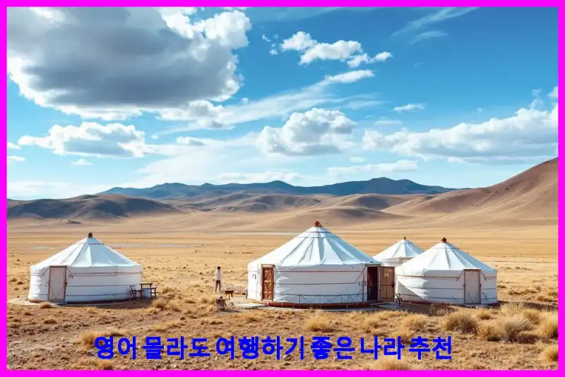 영어 몰라도 여행하기 좋은 나라 추천