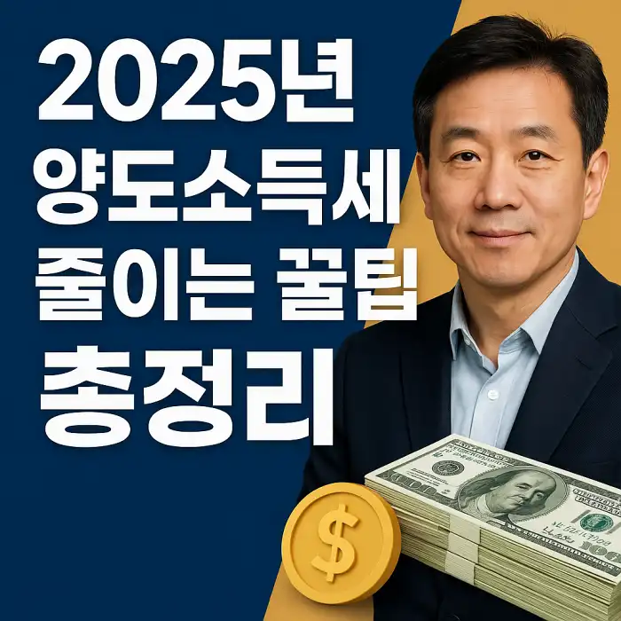 양도소득세 줄이는 꿀팁