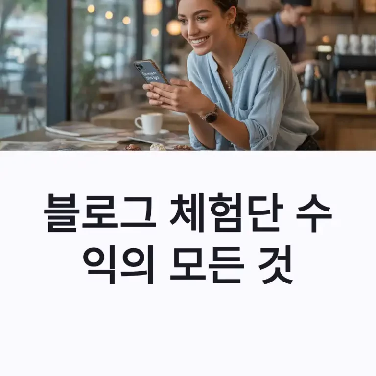 블로그 체험단 수익의 모든 것