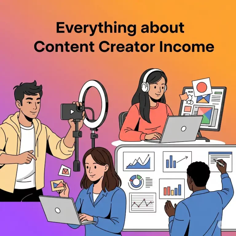 콘텐츠 크리에이터 수입의 모든 것