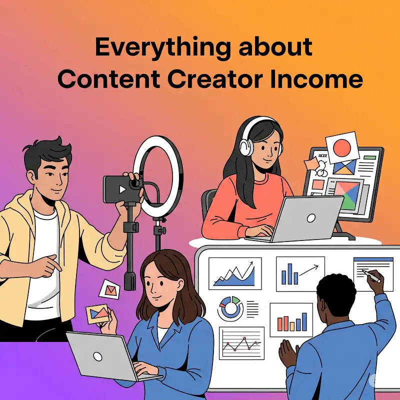 콘텐츠 크리에이터 수입의 모든 것
