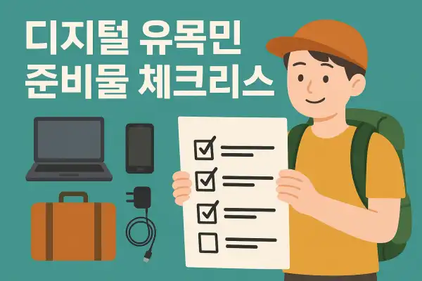 디지털 유목민 준비물 체크리스트