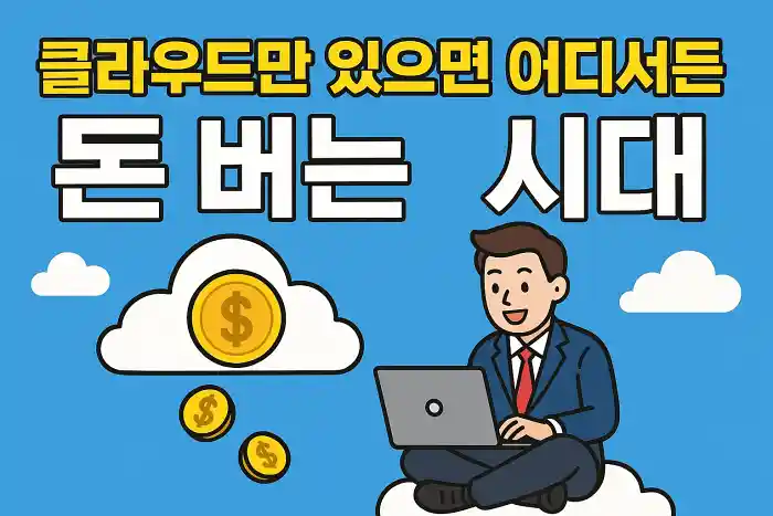클라우드만 있으면 어디서든 돈 버는 시대