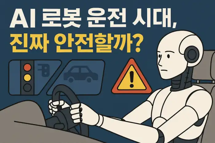 AI 로봇 운전 시대, 진짜 안전할까?