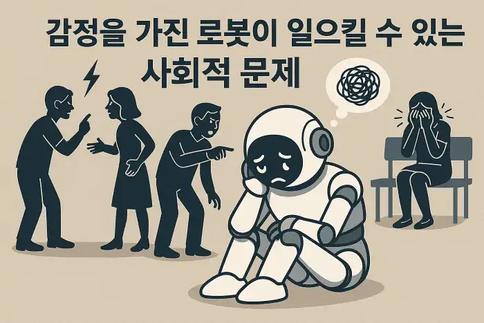 감정을 가진 로봇이 일으킬 수 있는 사회적 문제