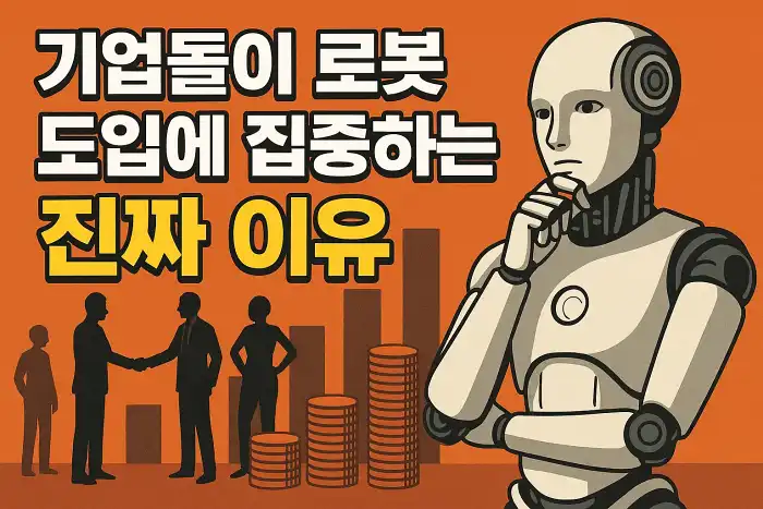 기업들이 로봇 도입에 집중하는 진짜 이유