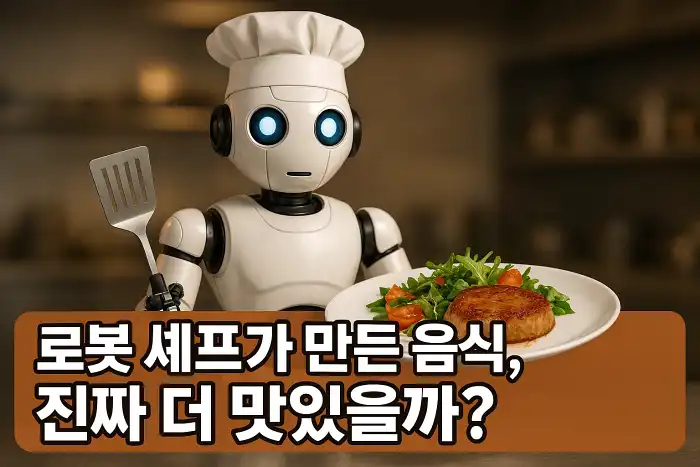 로봇 셰프가 만든 음식, 진짜 더 맛있을까?