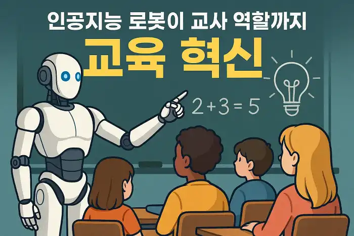 인공지능 로봇이 교사 역할까지 하는 교육 혁신