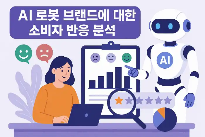 AI 로봇 브랜드에 대한 소비자 반응 분석