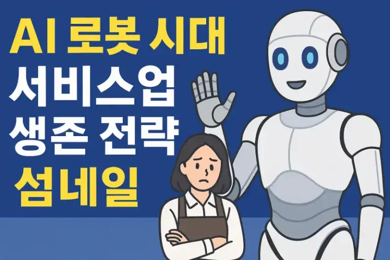 AI 로봇 시대, 서비스업 생존 전략