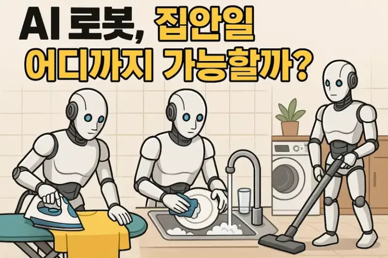 AI 로봇, 집안일 어디까지 가능할까?