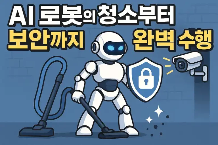 AI 로봇의 청소부터 보안까지 완벽 수행
