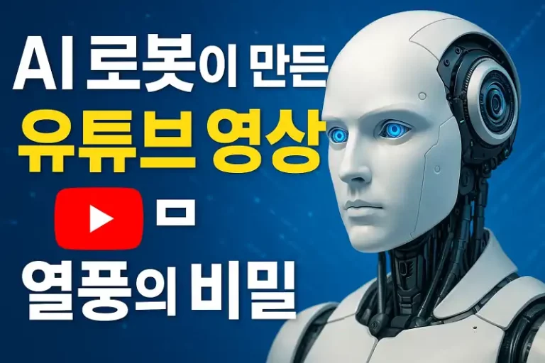 AI 로봇이 만든 유튜브 영상 열풍의 비밀
