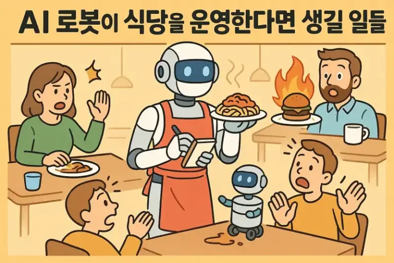 AI 로봇이 식당을 운영한다면 생길 일들