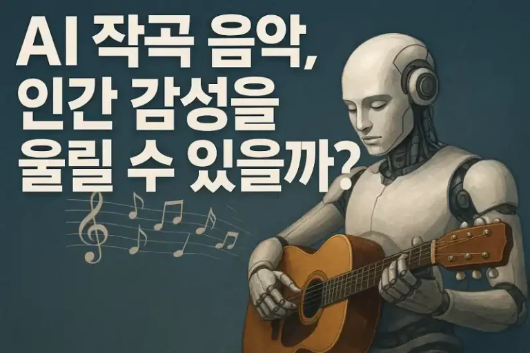 AI 작곡 음악, 인간 감성을 울릴 수 있을까?
