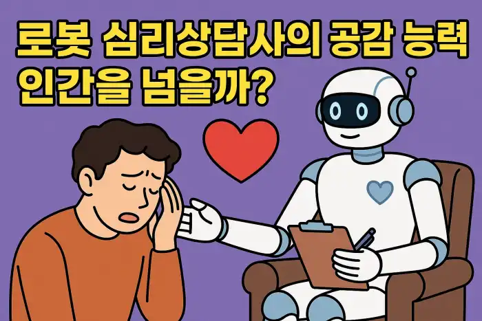 로봇 심리상담사의 공감 능력, 인간을 넘을까?