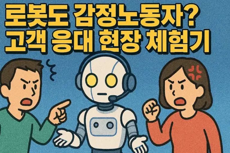 로봇도 감정노동자? 고객 응대 현장 체험기