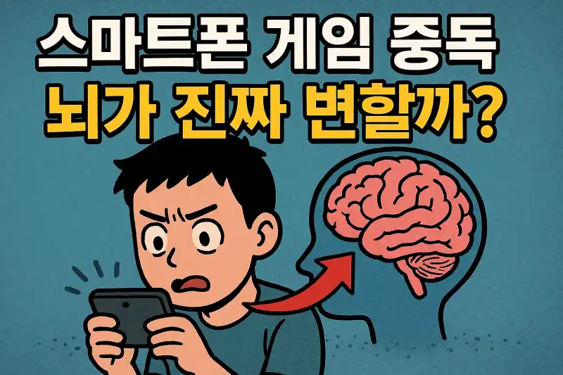 스마트폰 게임 중독, 뇌가 진짜 변할까?