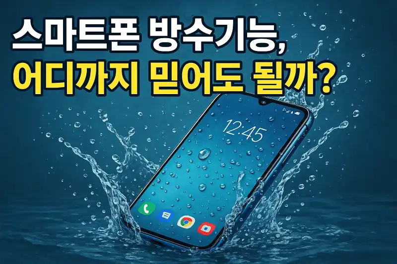 스마트폰 방수기능, 어디까지 믿어도 될까?