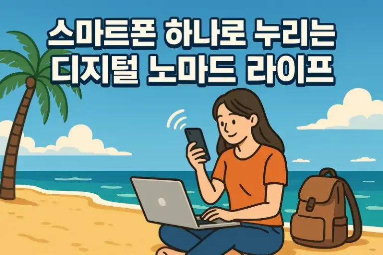 스마트폰 하나로 누리는 디지털 노마드 라이프