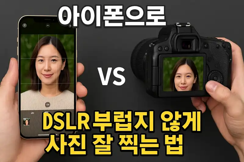 아이폰으로 DSLR 부럽지 않게 사진 잘 찍는 법