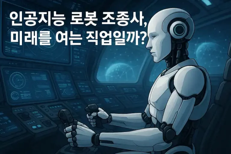 인공지능 로봇 조종사, 미래를 여는 직업일까?