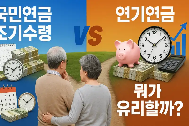 국민연금 조기수령 vs 연기연금, 어떤 선택이 유리할까?