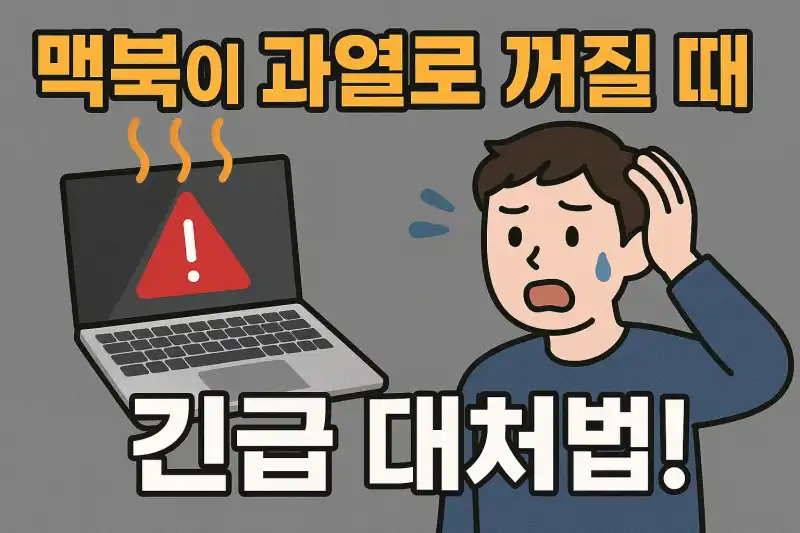 맥북이 과열로 꺼질 때 긴급 대처법!