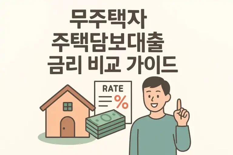 무주택자 주택담보대출 금리 비교 가이드