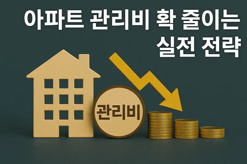 아파트 관리비 확 줄이는 실전 전략