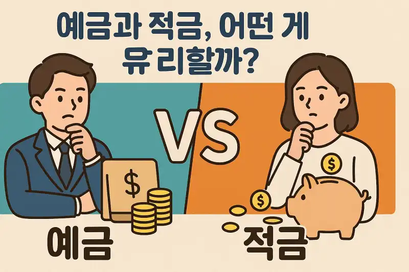 예금과 적금, 어떤 게 더 유리할까?