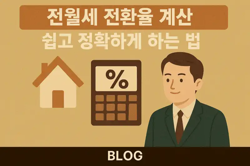 전월세 전환율 계산 쉽고 정확하게 하는 법