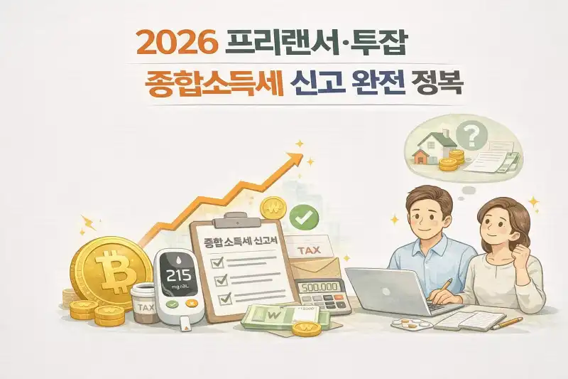 2026 프리랜서·투잡 종합소득세 신고 완전 정복