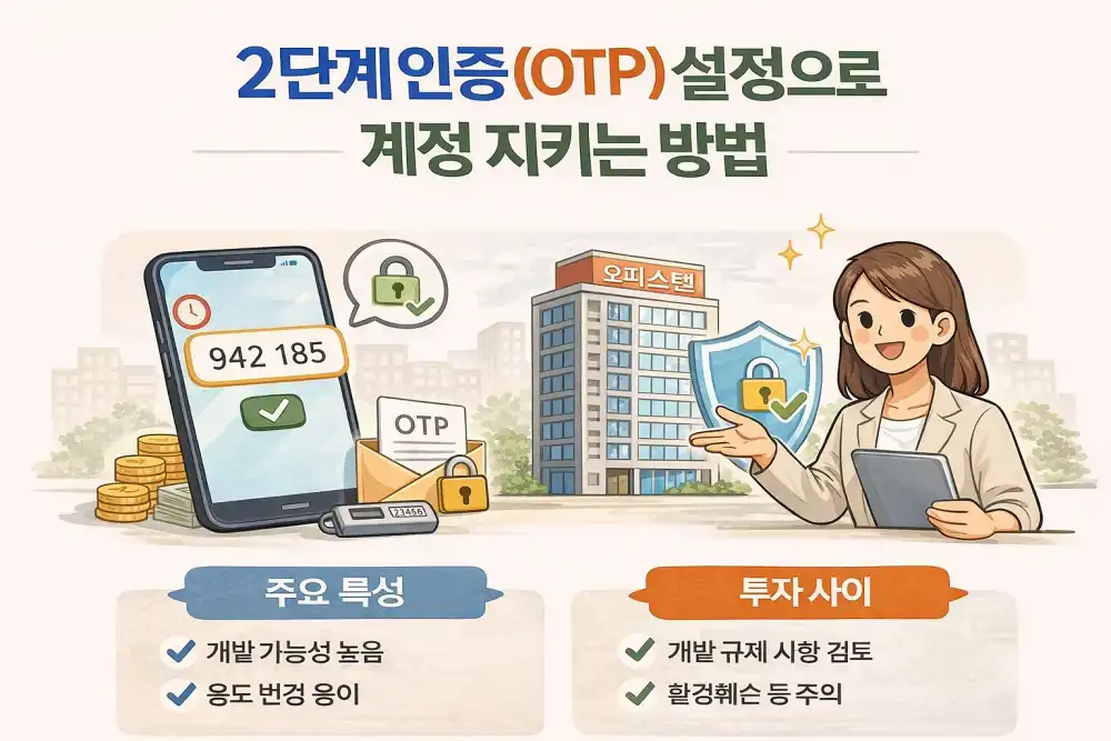 2단계 인증(OTP) 설정으로 계정 지키는 방법