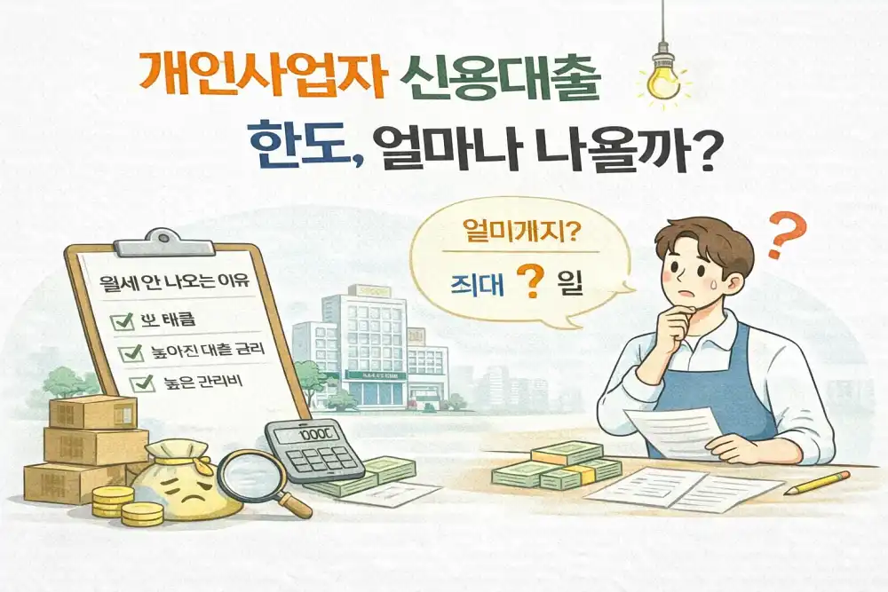 개인사업자 신용대출 한도, 얼마나 나올까?