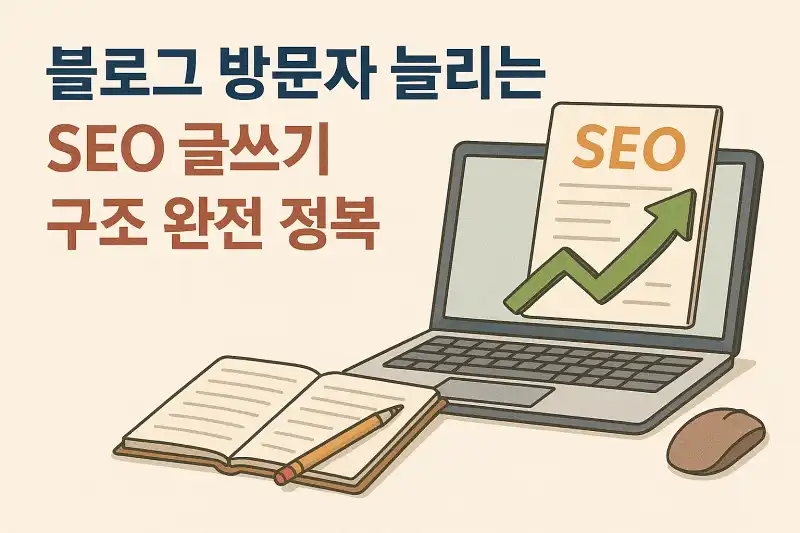 블로그 방문자 늘리는 SEO 글쓰기 구조 완전 정복!