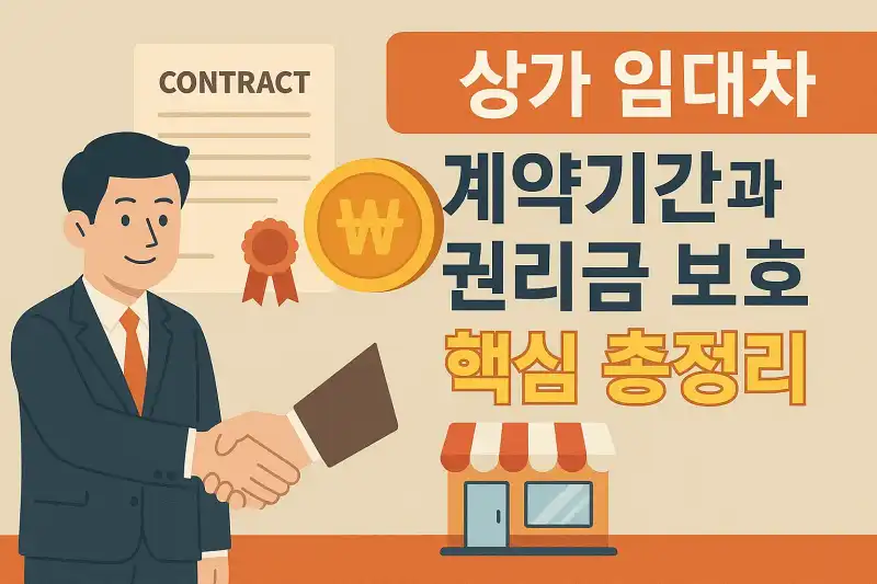 상가 임대차 계약기간과 권리금 보호 핵심 총정리