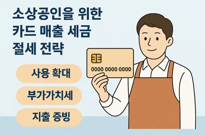 소상공인을 위한 카드 매출 세금 절세 전략