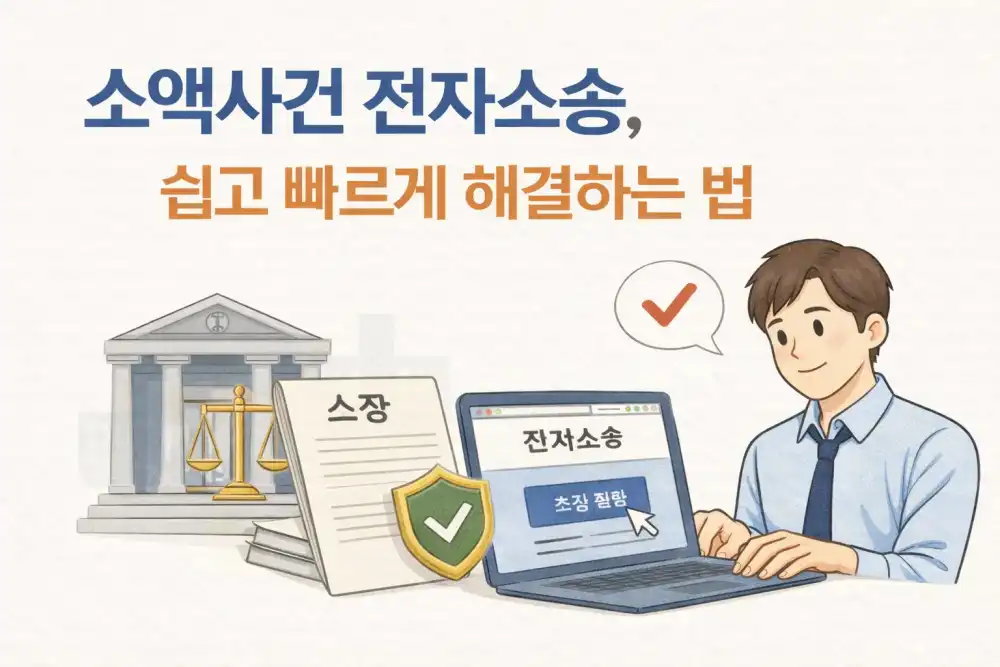 소액사건 전자소송, 쉽고 빠르게 해결하는 법